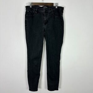 J Crew Mercantile 31 Skinny Jeans Black Wash Minimalist Clean Girl Classic Chic